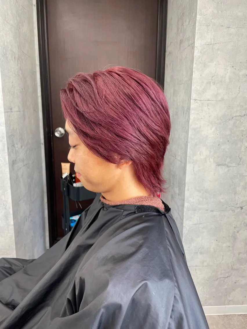 ショート カラー メンズ ヘアカラー トリートメント 似合わせ🌿髪質 改善🧸RYUGOのヘアスタイル