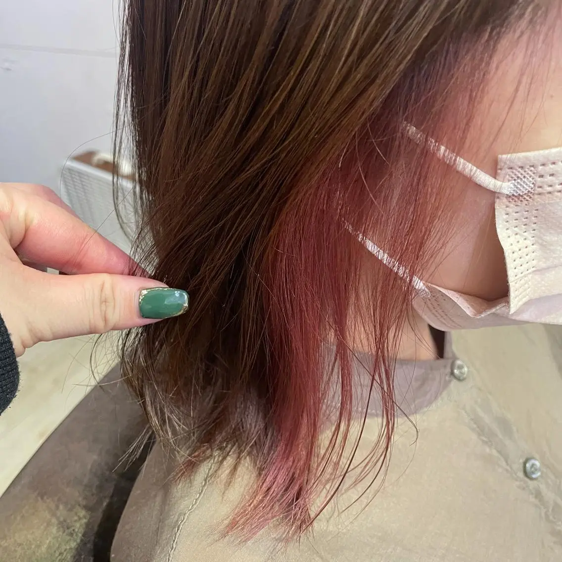 ショート カラー 北川 智海のヘアスタイル