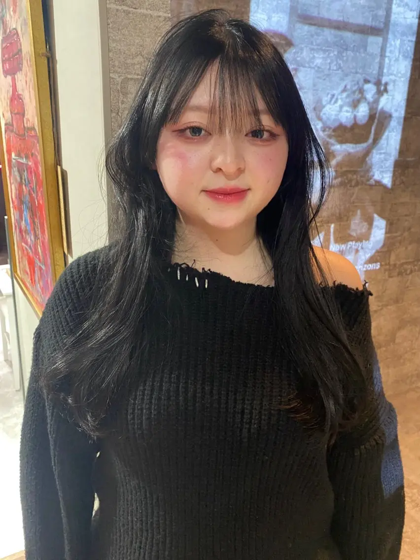 ロング カラー ロング トリートメント カット ヘアカラー トリートメント mai / linoah˚✧のヘアスタイル