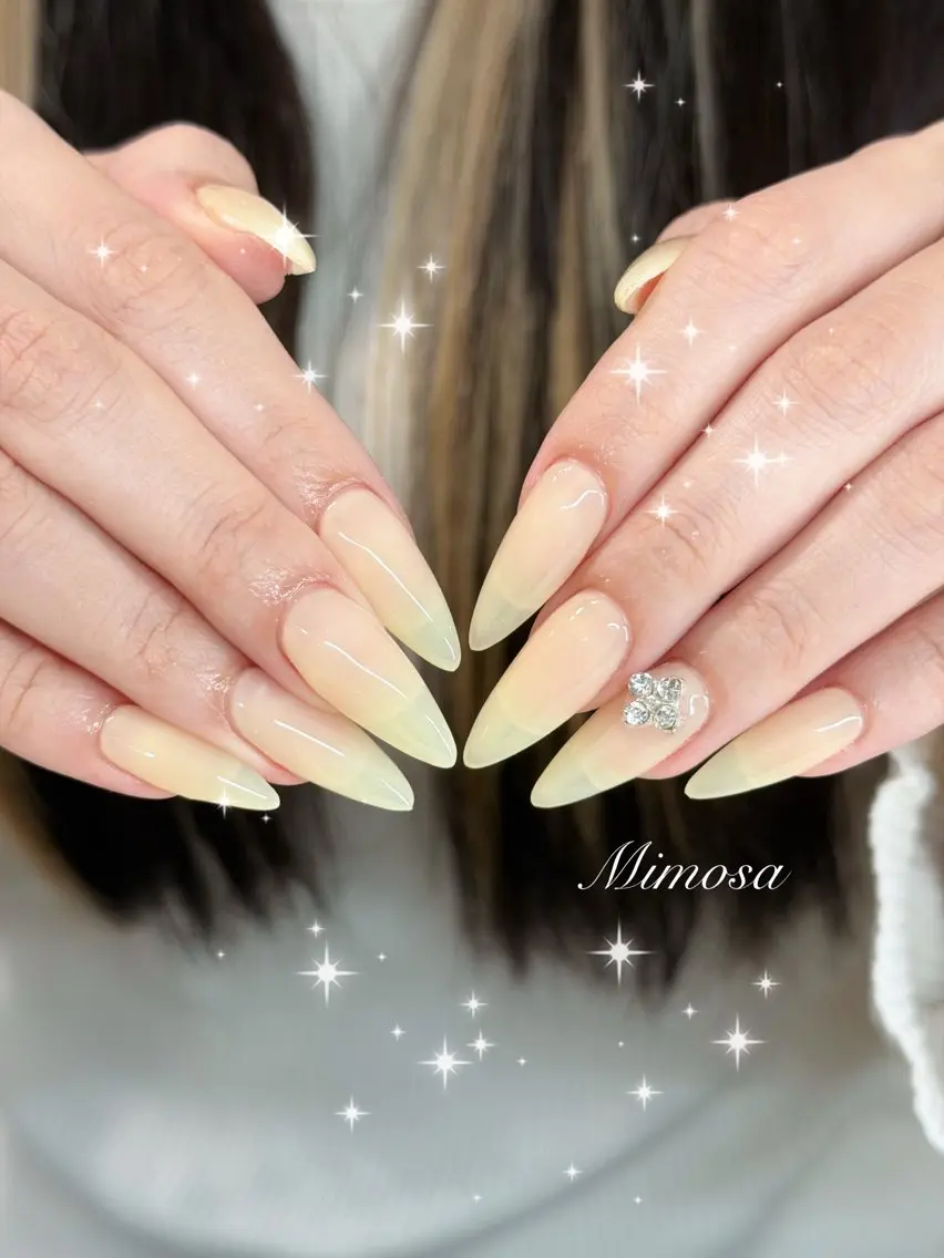 ネイル ハンドネイル 🫧Mimosa 吉祥寺のネイルデザイン