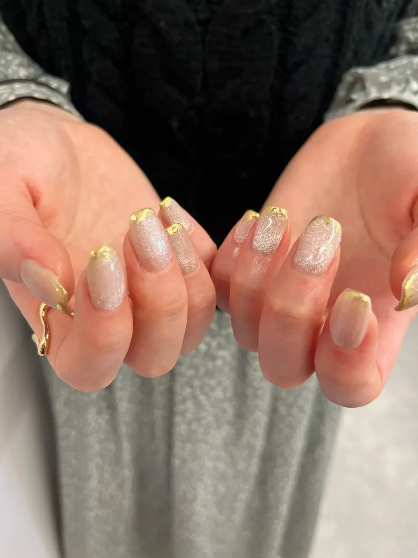 大人気✨✨マグネットネイル💅ワンカラー💅オフ+1100の写真