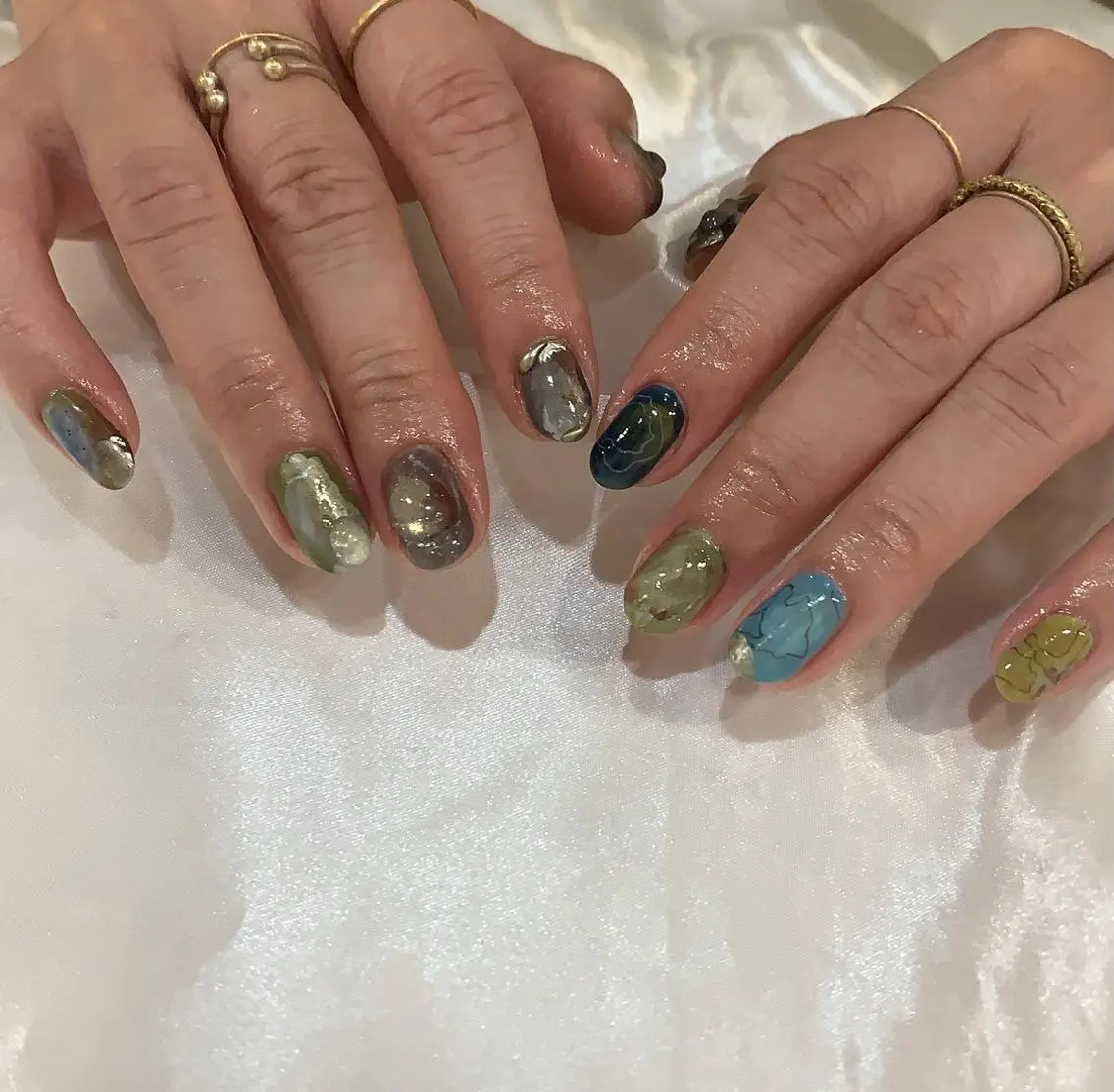 ネイル ハンドネイル にしぐち はるかのネイルデザイン