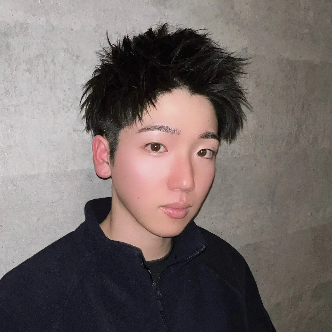 カラー パーマ メンズ カット 早川 翔夢のヘアスタイル