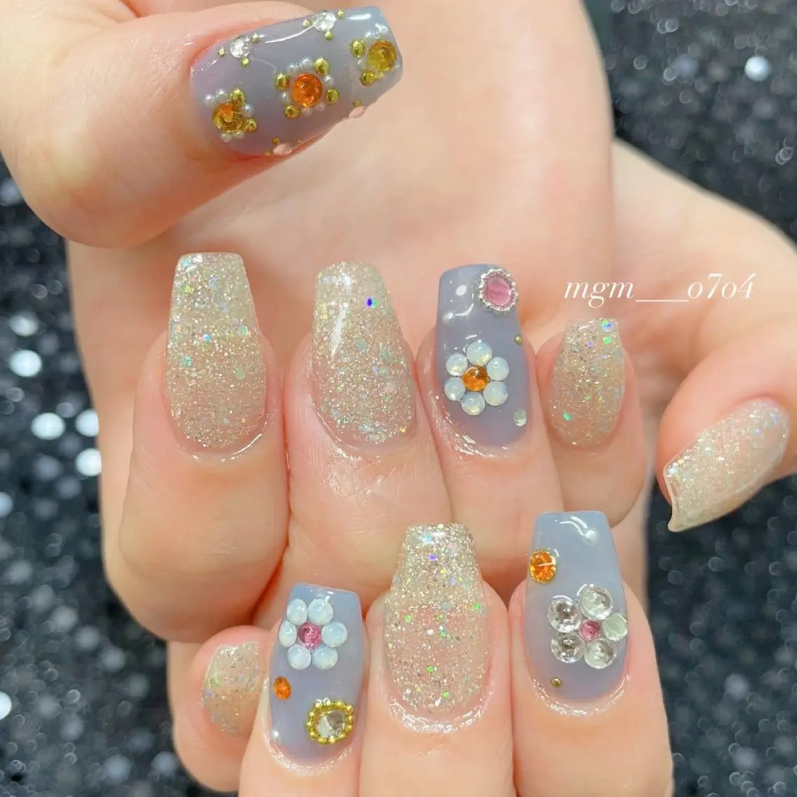 ネイル ハンドネイル ハンドケア MoON...❤︎ MeGuのネイルデザイン