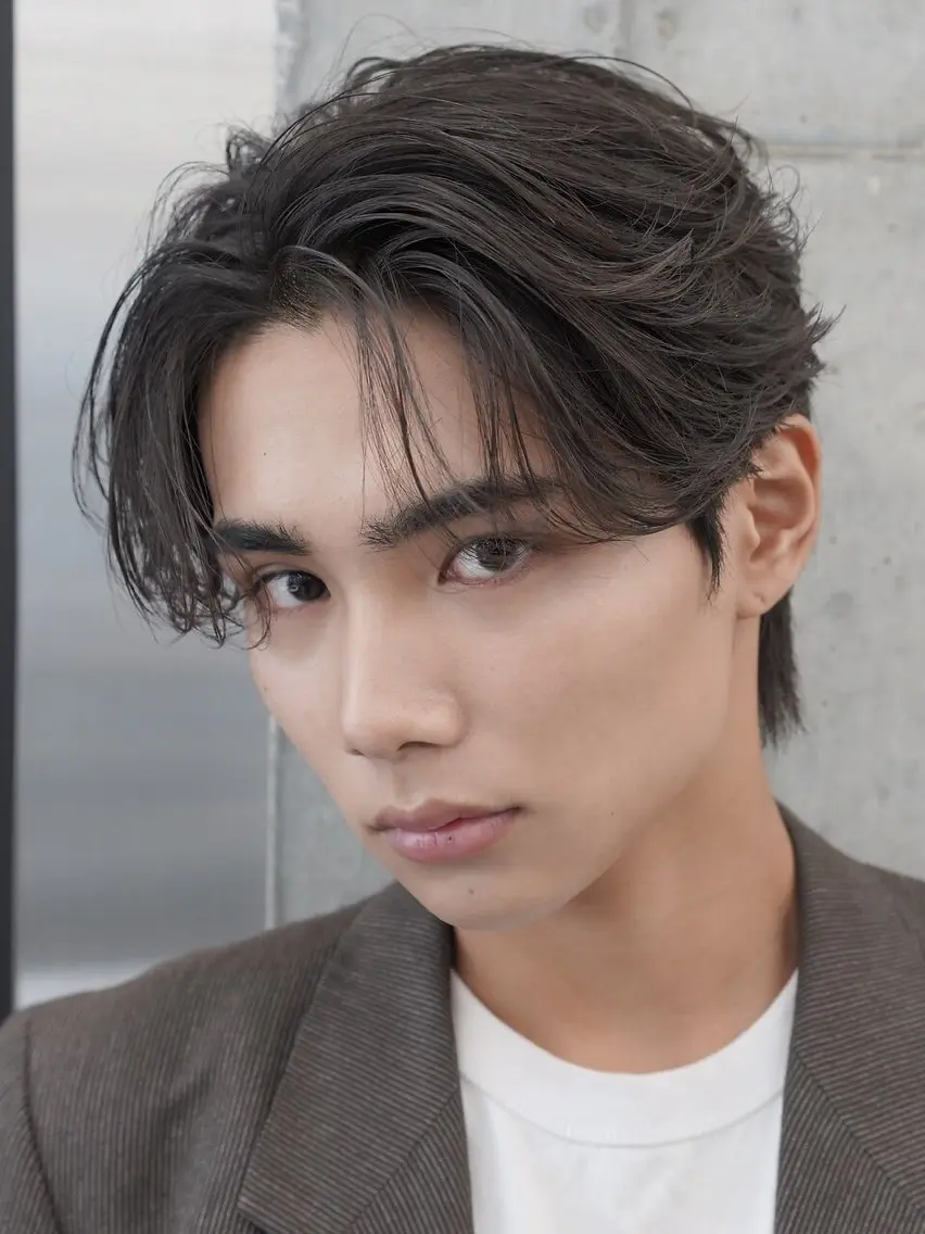 パーマ メンズ カット 縮毛矯正 安藤幹人 メンズパーマのヘアスタイル