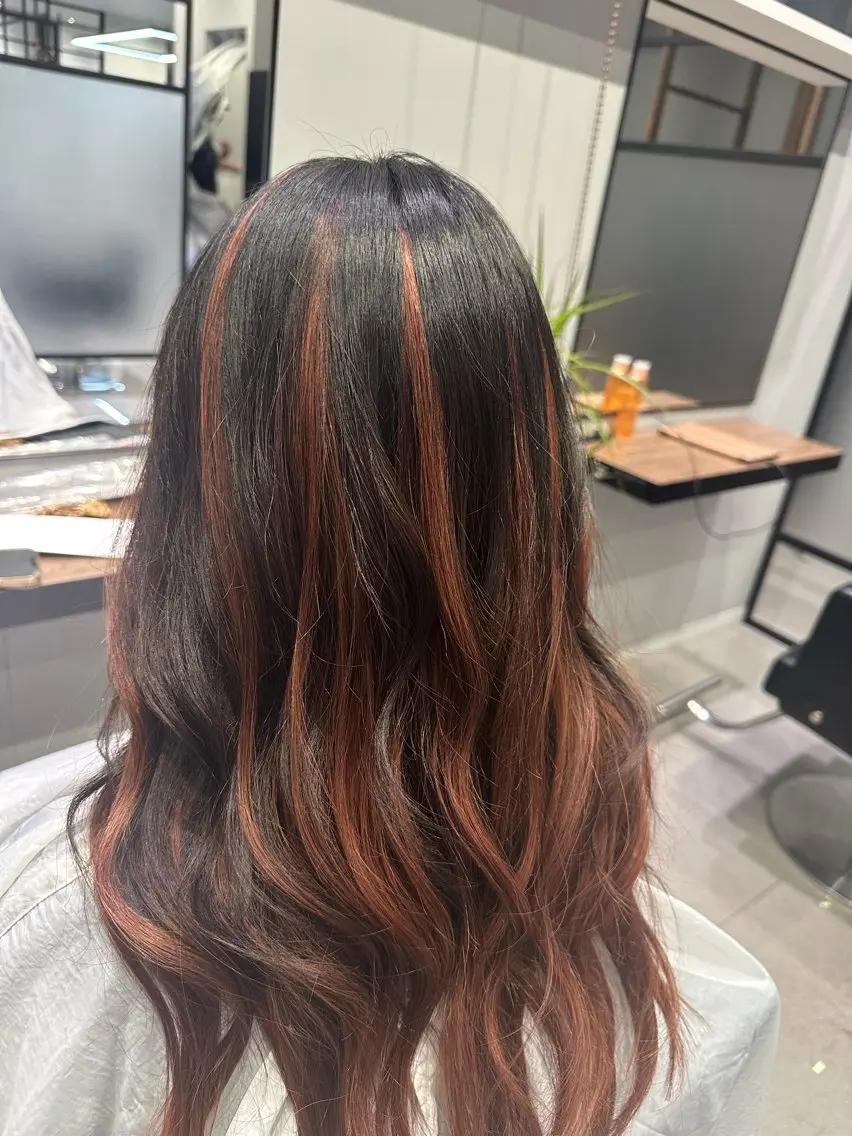 ロング ヘアカラー トリートメント 【育休中】EARTH 荒井店HARUNAのヘアスタイル