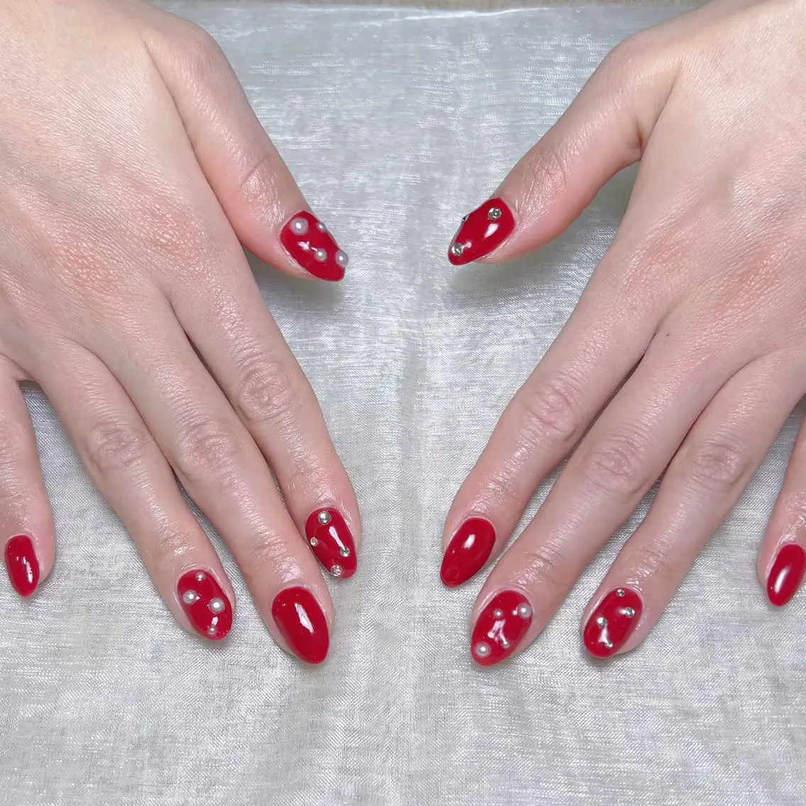 メンズ ネイル メンズ韓国風 アートネイル オーロラネイル ガーリー キラキラネイル ハンドネイル Nail salon 木にいるのネイルデザイン