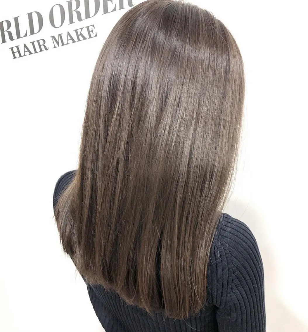 カラー 夜23時まで予約🉑 reverieあきらのヘアスタイル