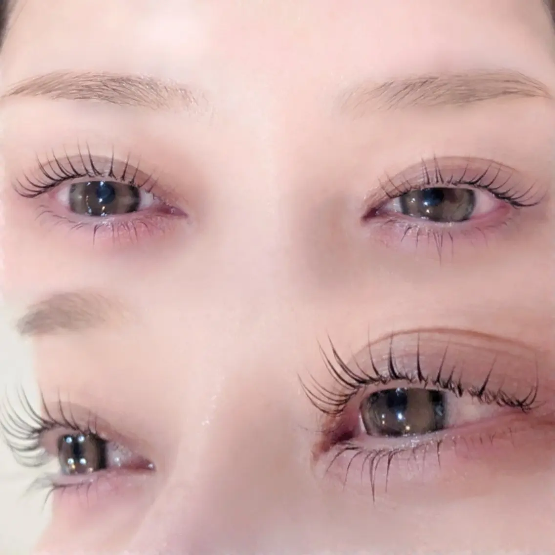 マツエク・マツパ パリジェンヌラッシュリフト 下まつげエクステ 一重×まつ毛パーマ eyelashZen RINGO︎🤍のマツエク・マツパデザイン