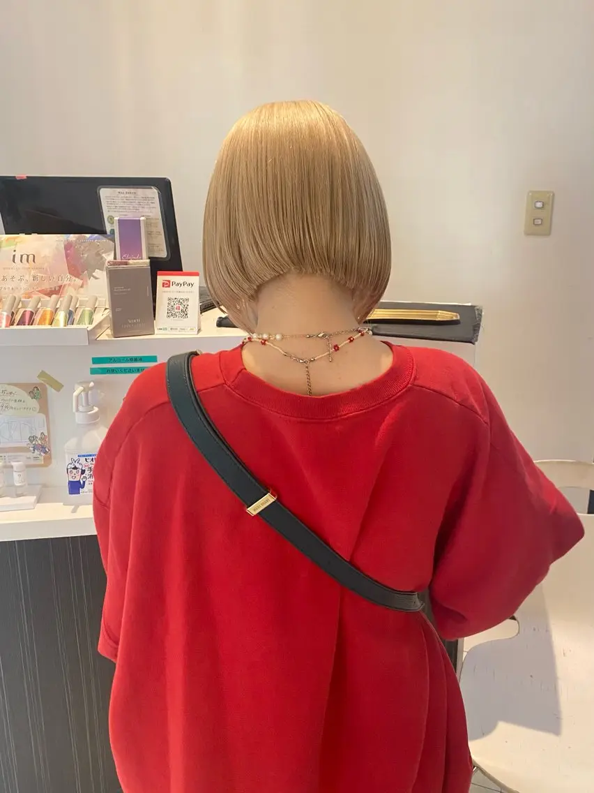 ショート カラー カット ヘアカラー トリートメント mai / linoah˚✧のヘアスタイル