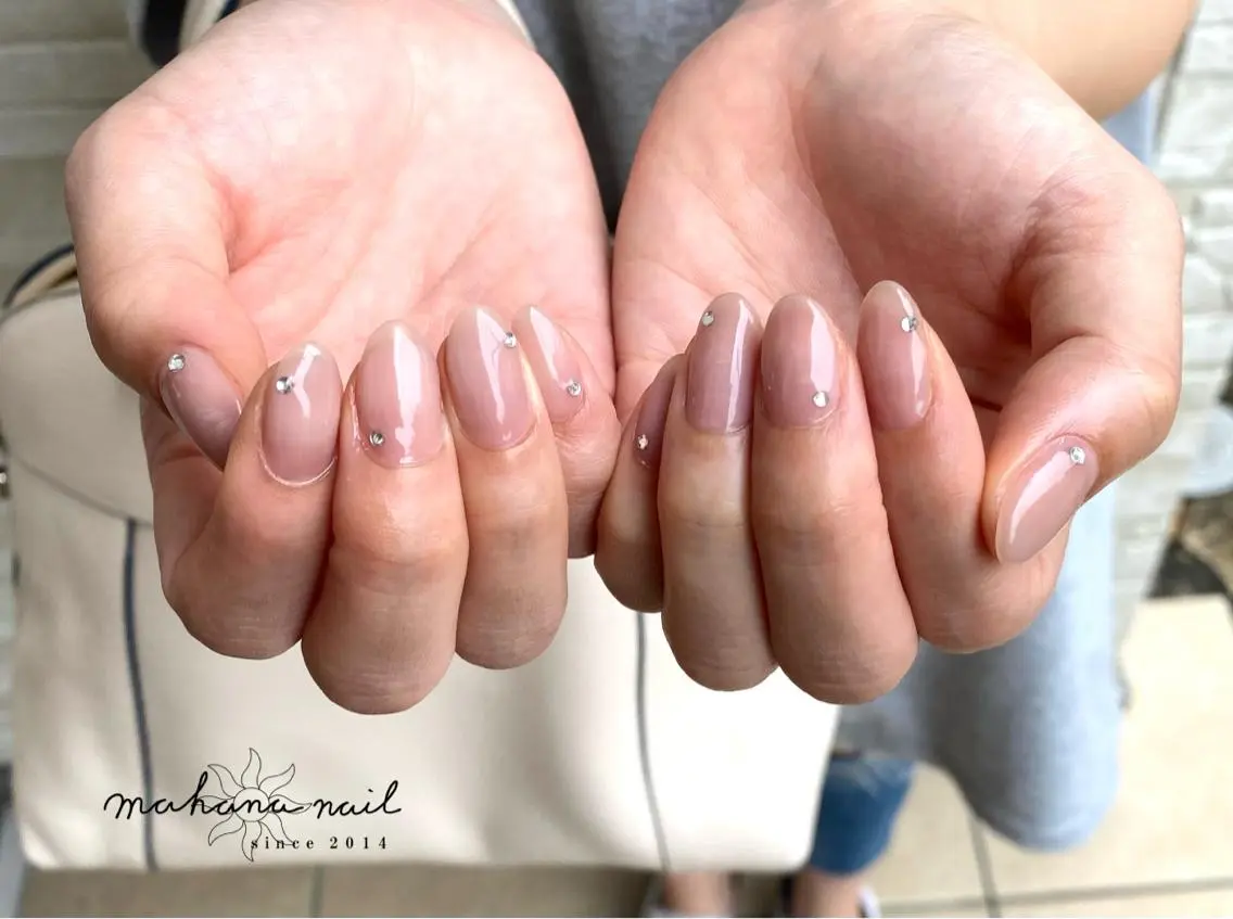 ネイル ワンカラーネイル mahana nailのネイルデザイン