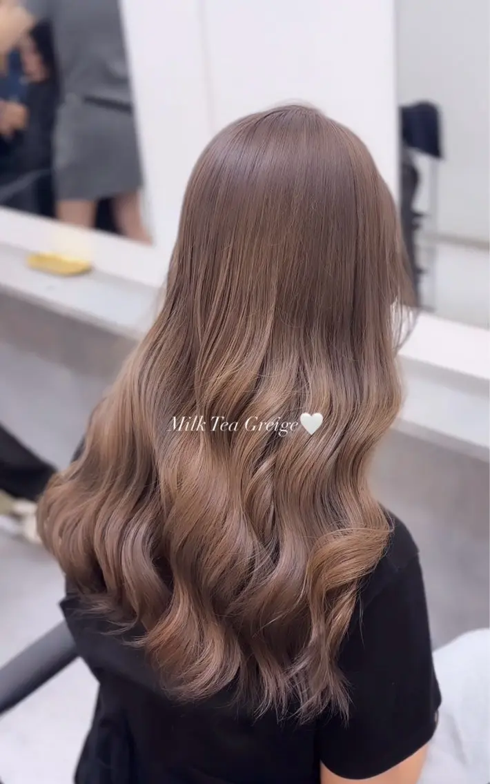 カラー ヘアカラー 韓国レイヤー艶カラー ブリーチ otohaのヘアスタイル