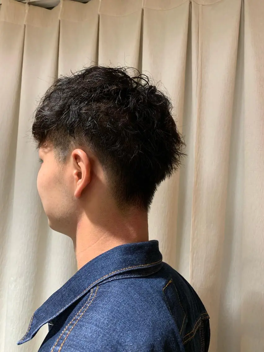 メンズパーマの写真