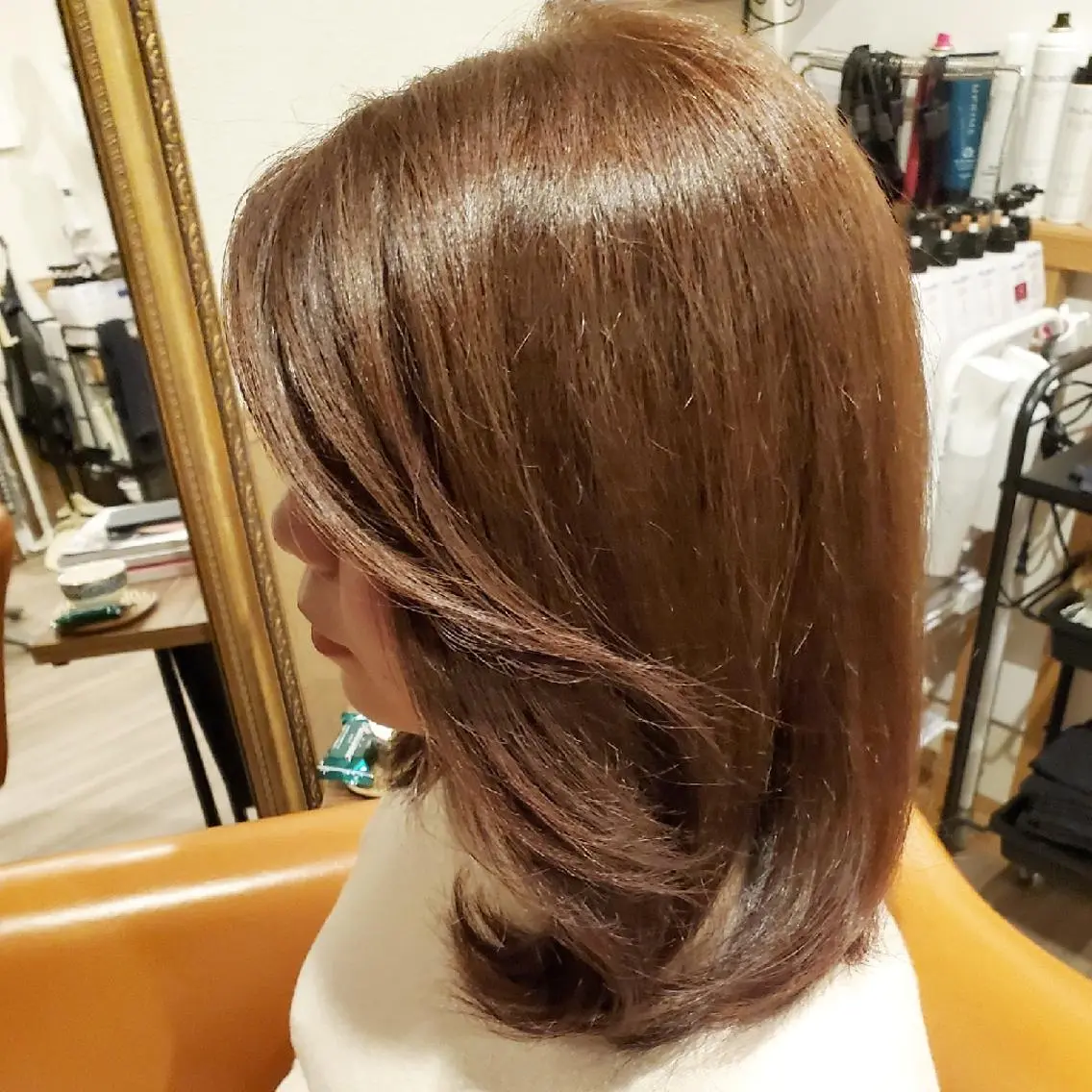 ミディアム カラー アディクシーカラー 外国人風カラー トリートメント カット ヘアカラー トリートメント spa hair  ark 富井直美のヘアスタイル