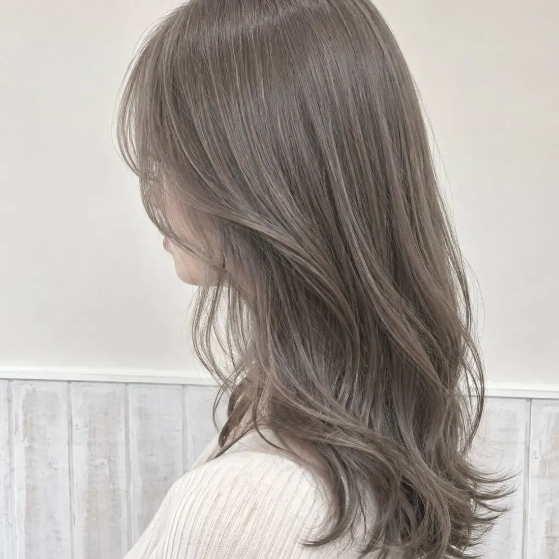セミロング カラー カット ヘアカラー 🪞透け感/パーマ 🪞YUMEKAのヘアスタイル