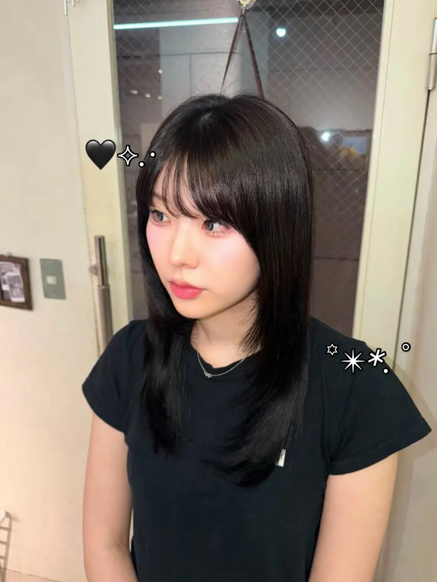 セミロング カラー ユウカ 🍓のヘアスタイル