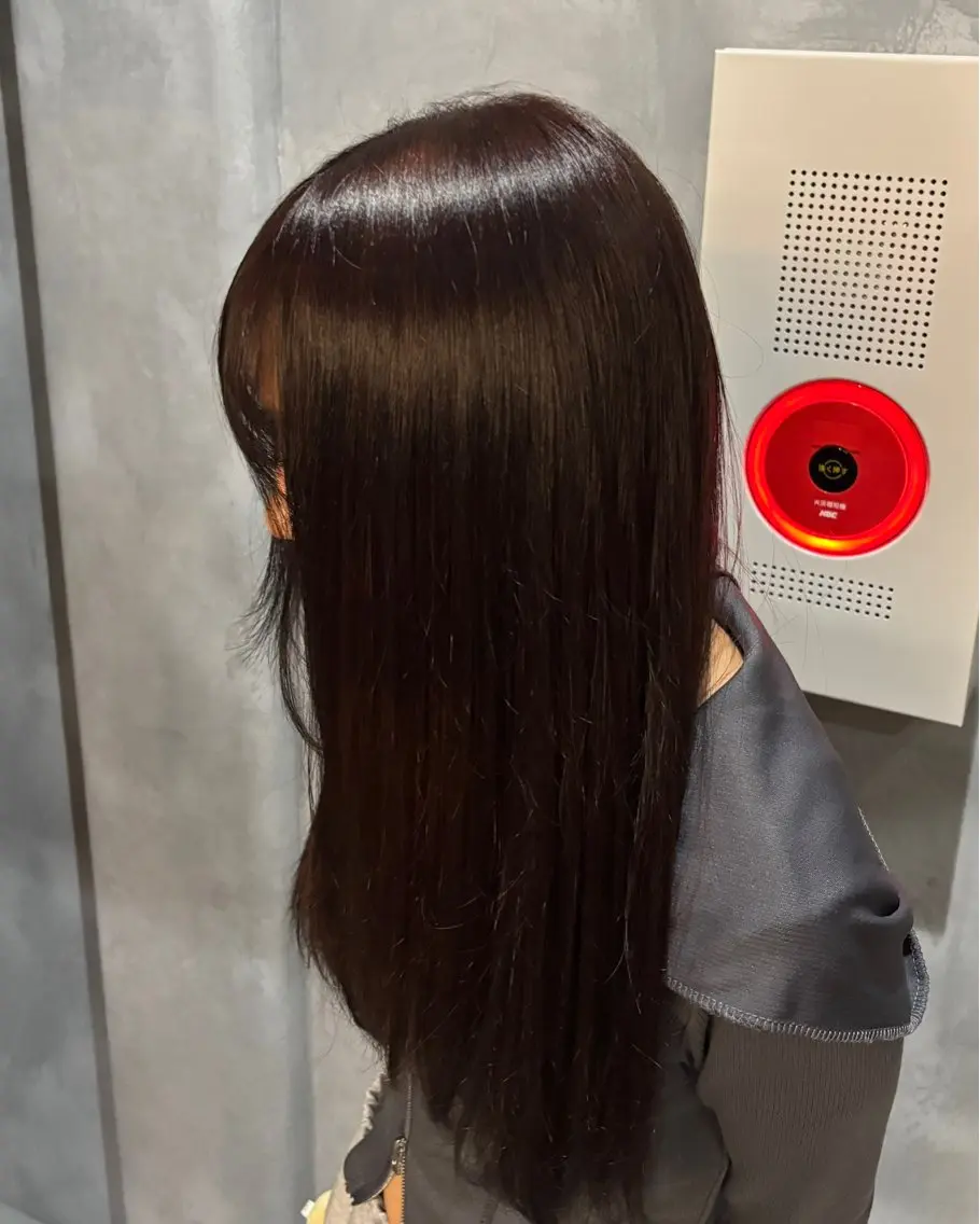 ロング カラー ブラウンカラー 透明感カラー ナチュラルブラウン ロング ヘアカラー トリートメント ⭐️フウタ⭐️/郡山 /透明感カラーのヘアスタイル