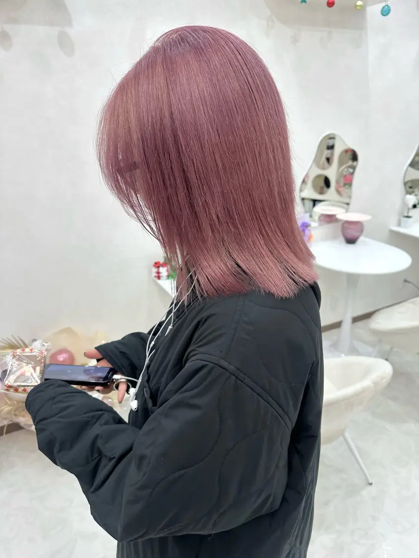 ショート カラー cherir髪質改善 パーソナルカラー診断のヘアスタイル