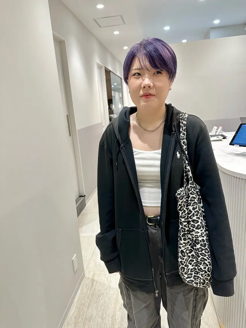 ショート カット ヘアカラー トリートメント 半個室サロン🫧 ササキアヤカのヘアスタイル