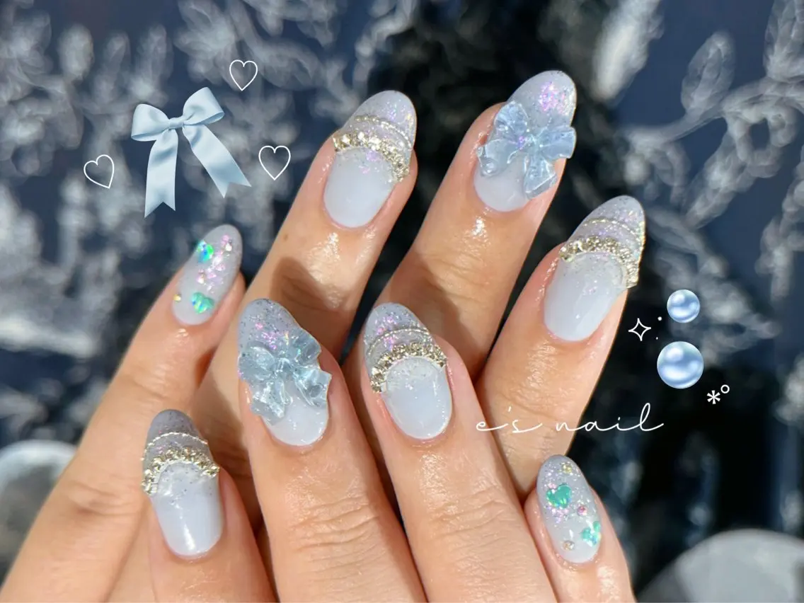 ネイル ハンドネイル ハンドケア e’s nail Lumièreのネイルデザイン