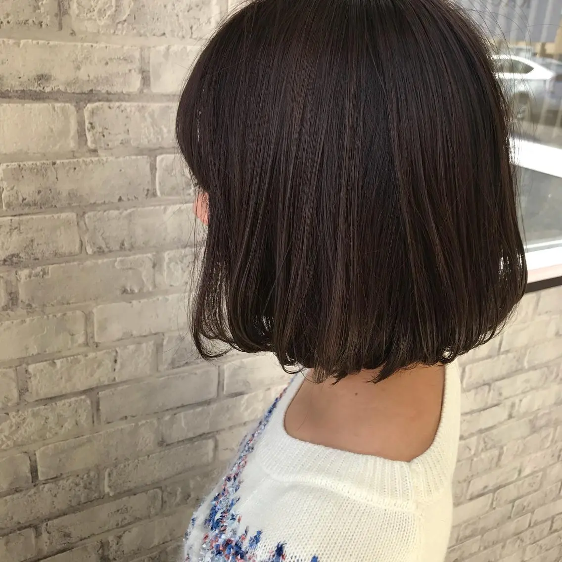 ショート カラー ラベンダーカラー ヘアカラー トリートメント Oopsレイヤー 加藤澄都のヘアスタイル