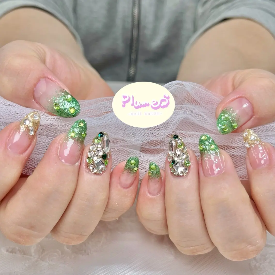 ネイル ハンドネイル plume nail ☆韓国ネイルのネイルデザイン