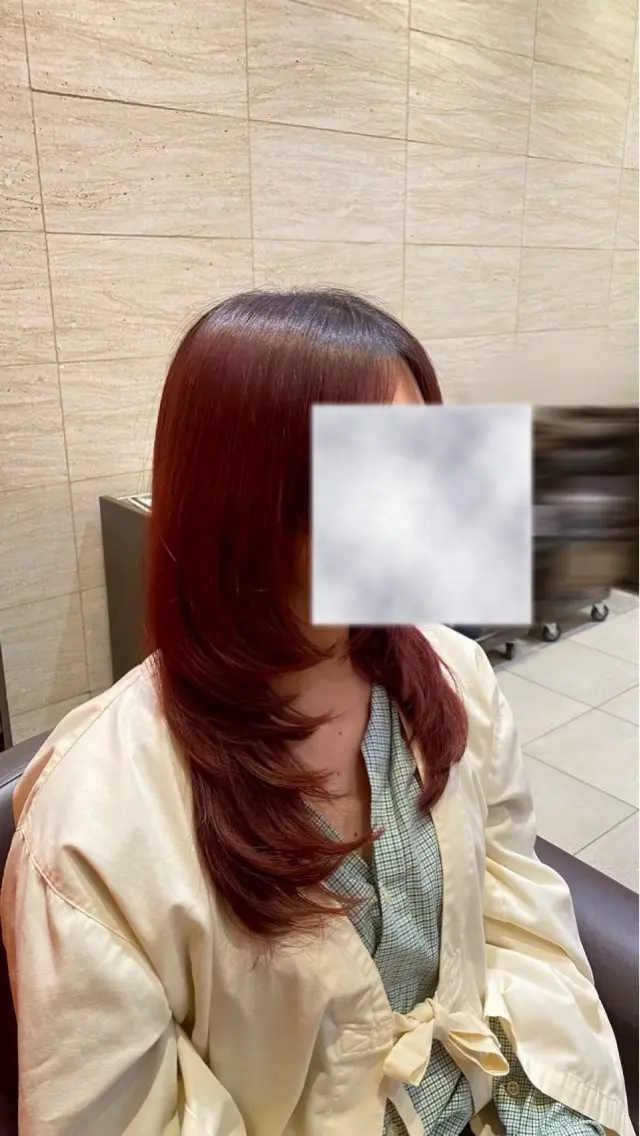 ロング 中島 梨々香のヘアスタイル
