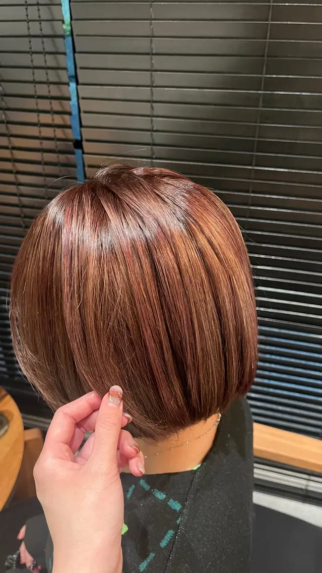 ショート カラー 田中 美月のヘアスタイル