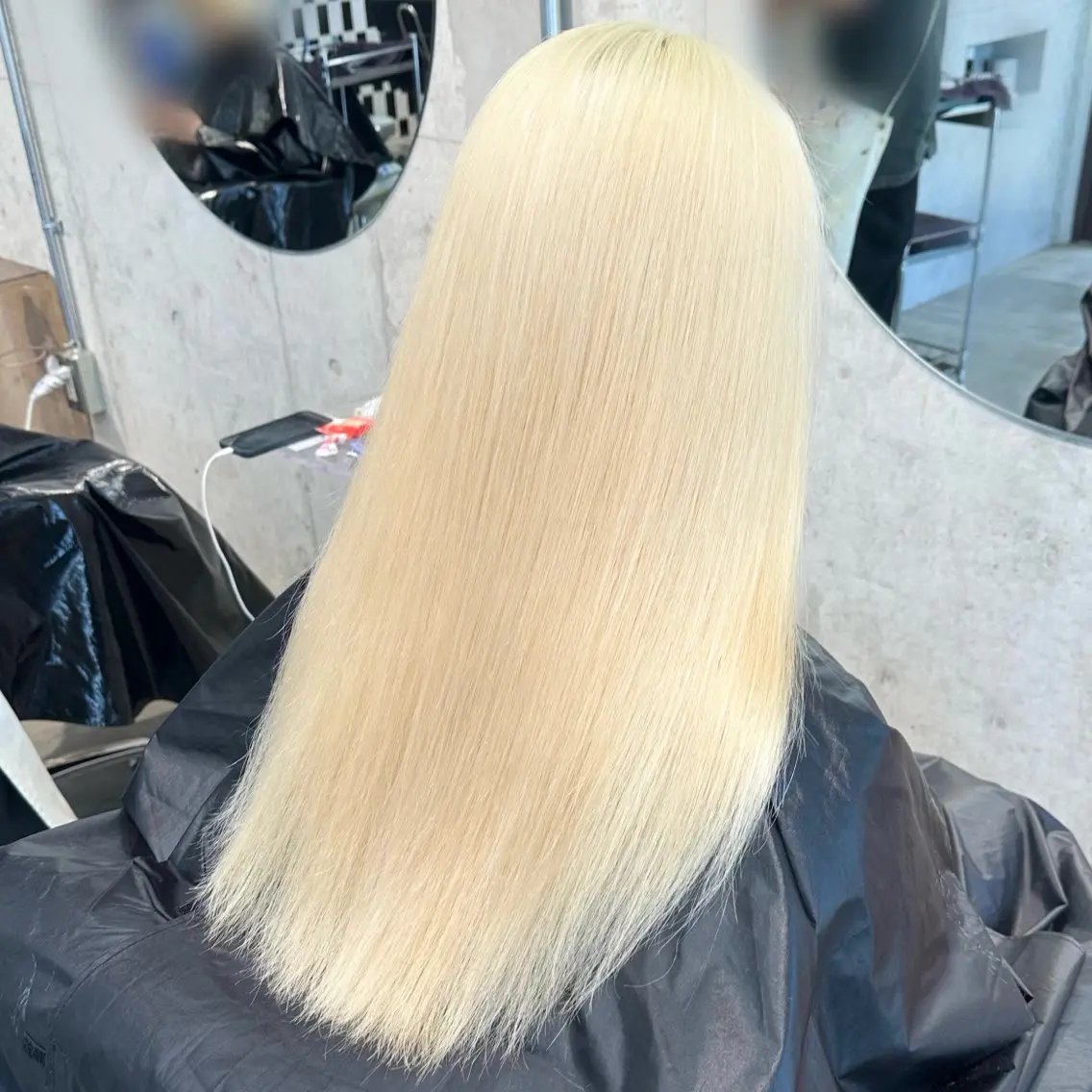 ロング ヘアカラー トリートメント 🤍ムラ修正ブリーチ 🤍原宿/YUUのヘアスタイル
