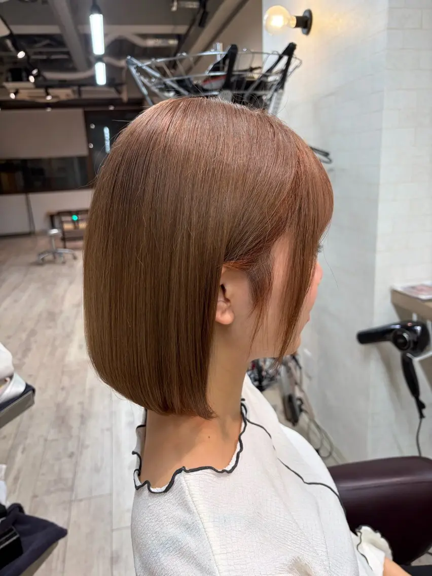 カラー ヘアカラー 大賀 鈴のヘアスタイル