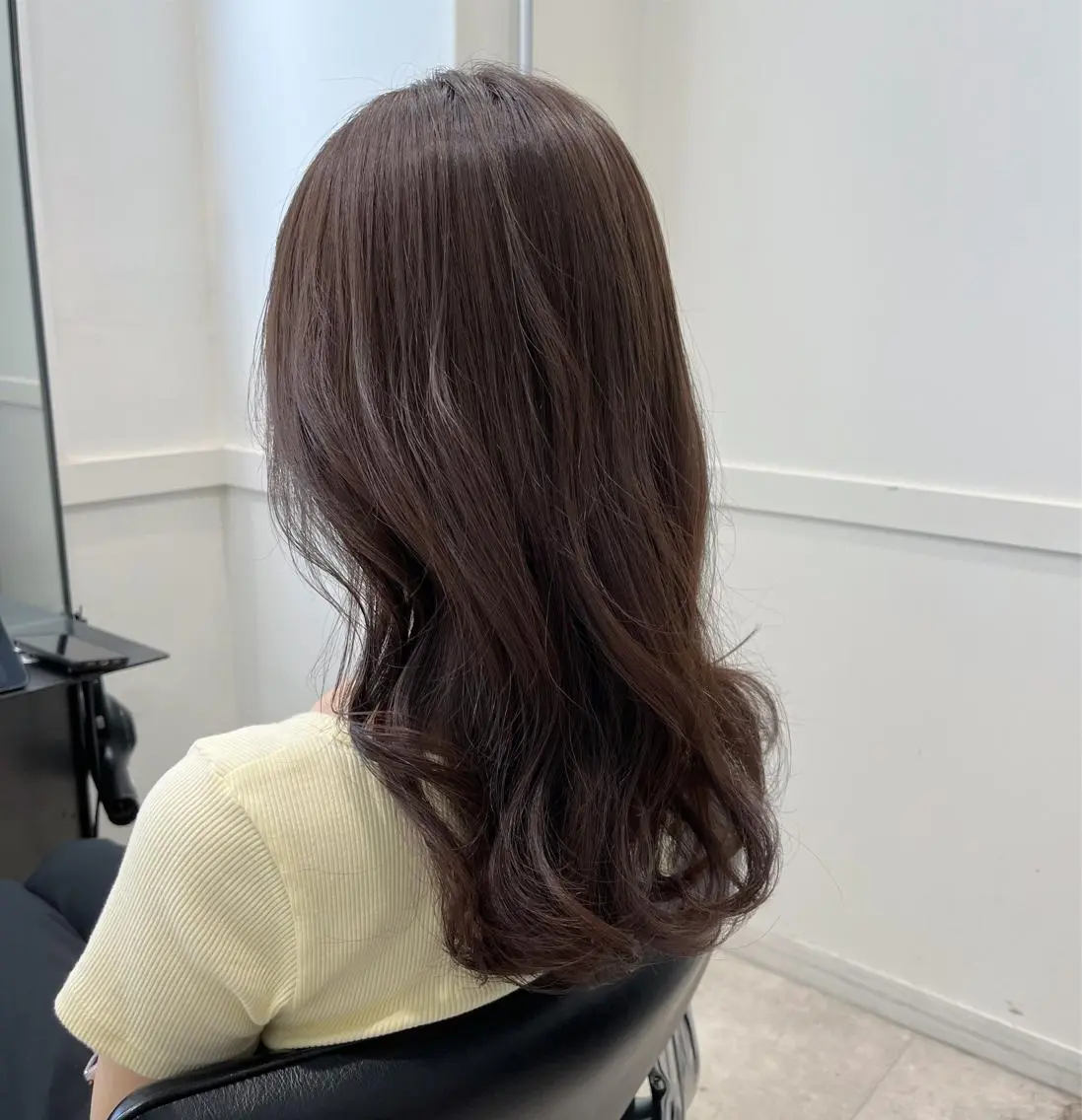 セミロング カラー ブラウンカラー チョコレートブラウン 🫧こおりやま なつみ🫧のヘアスタイル