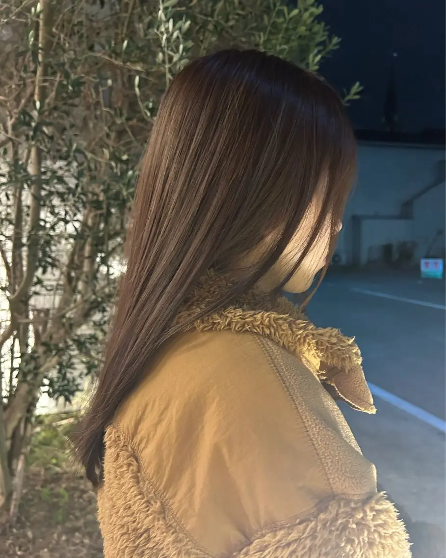 ロング カラー 原田 未空歩のヘアスタイル