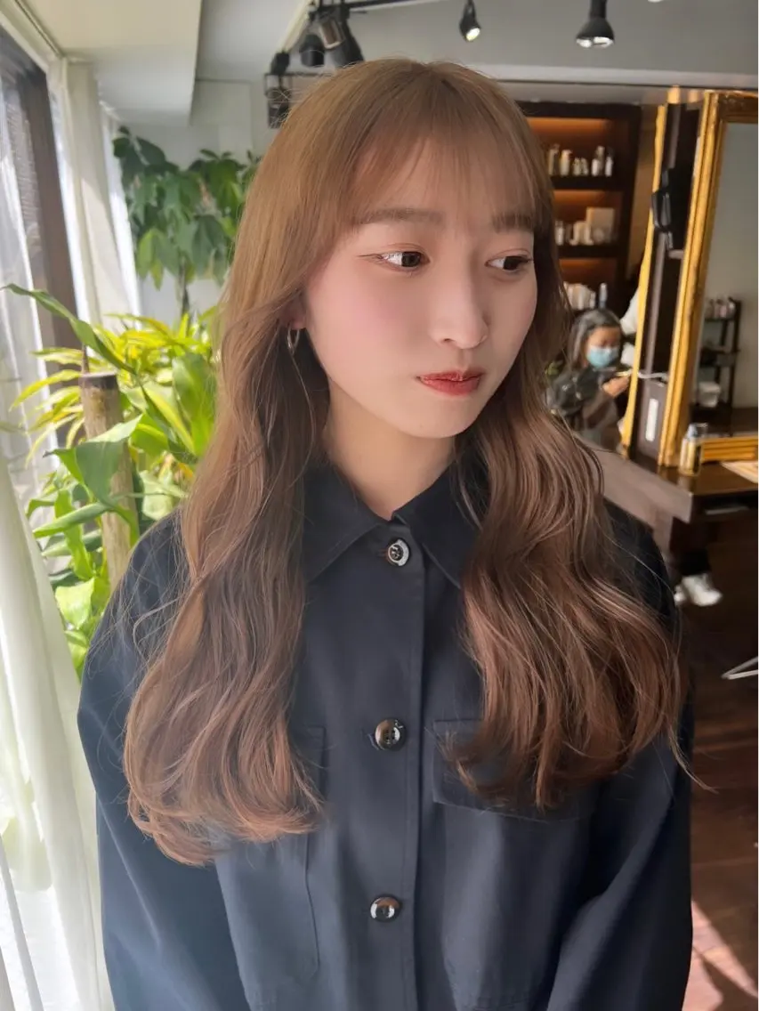 ロング カラー ブリーチ ケアブリーチ 透明感カラー デザインカラー ダブルカラー ハイトーン/ボブ 🎀sonokaのヘアスタイル