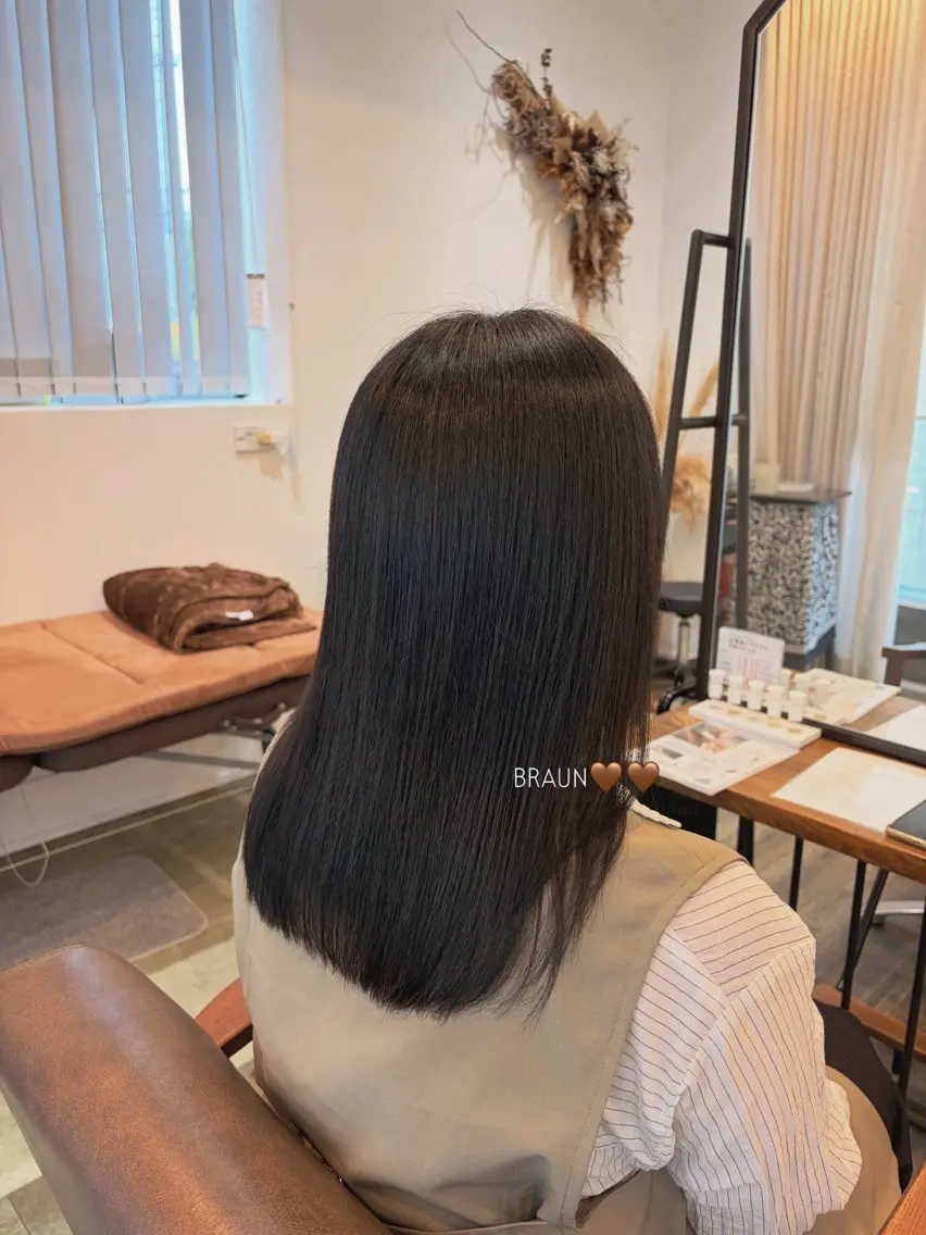 ミディアム bisou kumiのヘアスタイル