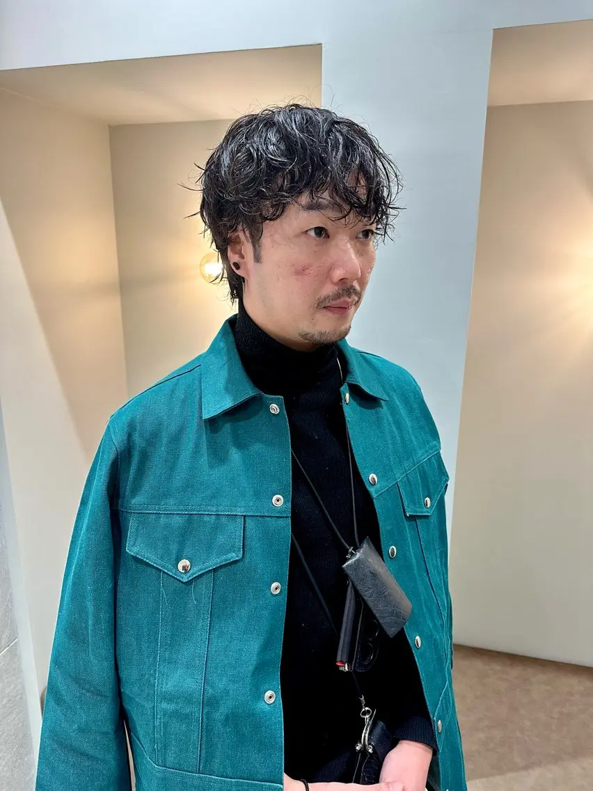メンズ カット パーマ 半個室サロン🫧 ササキアヤカのヘアスタイル
