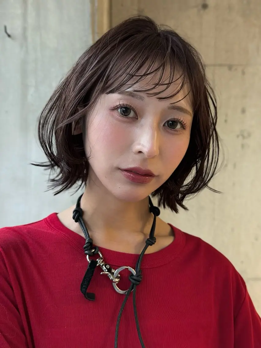 ショート カット ヘアカラー トリートメント 🩵縮毛矯正・ボブ 岩原朋也🩵のヘアスタイル