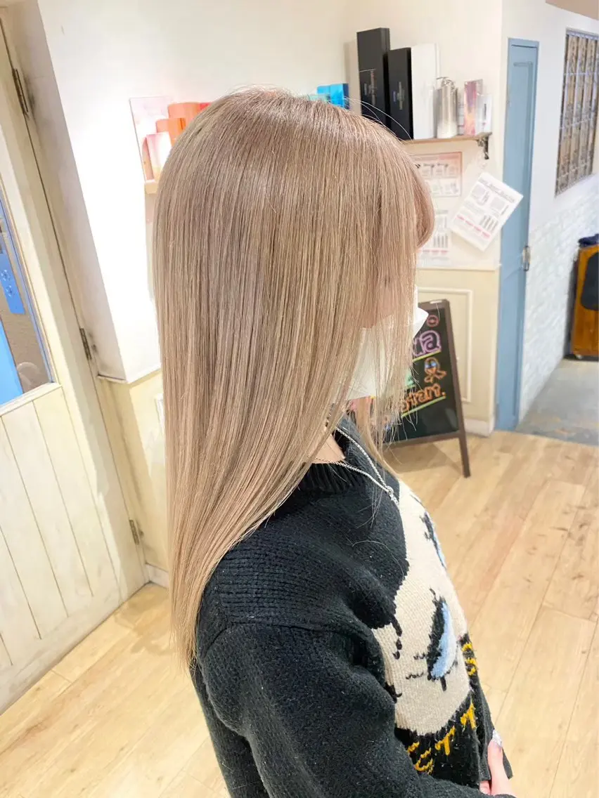 ロング カラー 髪質改善 /絹髪🫧ゆたかのヘアスタイル