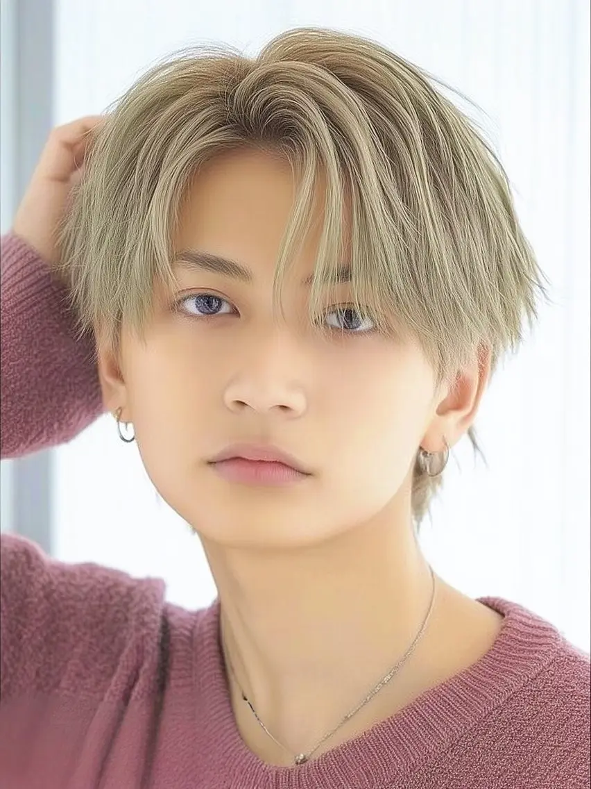 ショート カラー メンズ カット ヘアカラー トリートメント メンズ特化/パーマ/ 髪質改善　高野奨馬のヘアスタイル
