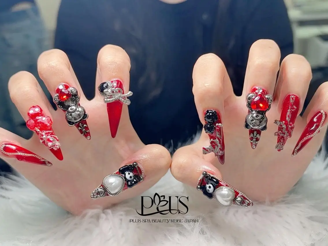 ネイル アートネイル フレンチネイル ジェルネイル ガラスフレンチ ニュアンスネイル ハンドネイル PLUSSPA VANのネイルデザイン