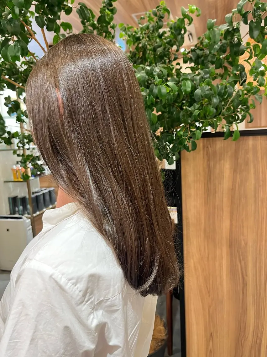 セミロング カラー ヘアカラー 門崎未依/レイヤー/ メンズカット🪿🌼のヘアスタイル