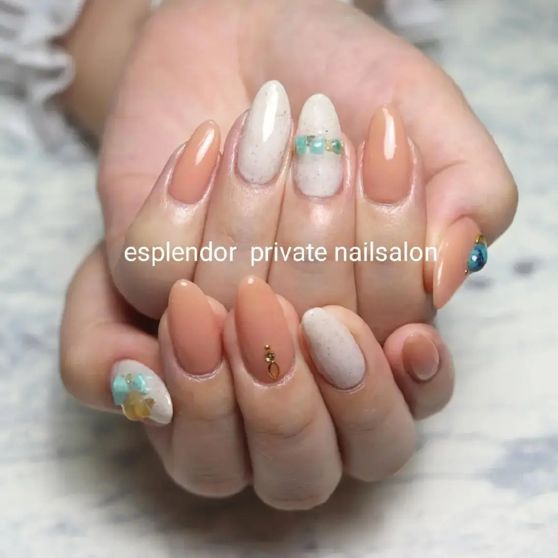 ネイル 夏ネイル esplendor  小野寺のネイルデザイン