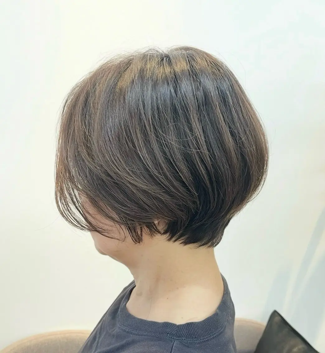 ショート カット ヘアカラー ショート×髪質改善 西梅田Kaiのヘアスタイル