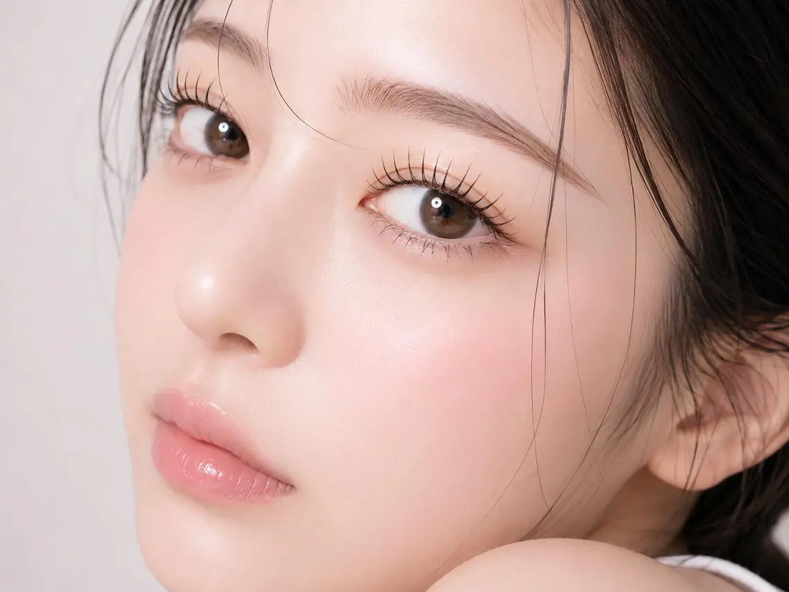 マツエク・マツパ 束感まつ毛 韓国風マツエク パリジェンヌラッシュリフト まつげパーマ 束感まつげ/ ネイル/なつね🎀♡のネイルデザイン