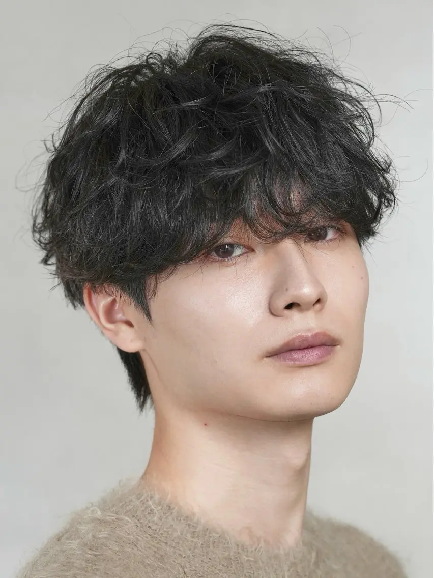 パーマ レディースショート 無料カットばっしーのヘアスタイル