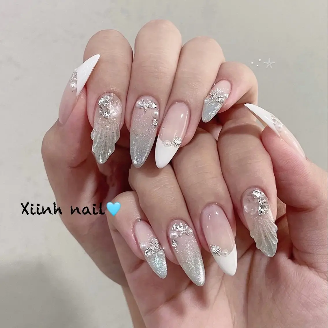 ネイル チークネイル 桜ネイル フットネイル フレンチネイル ジェルネイル XIINH NAIL SALONのネイルデザイン