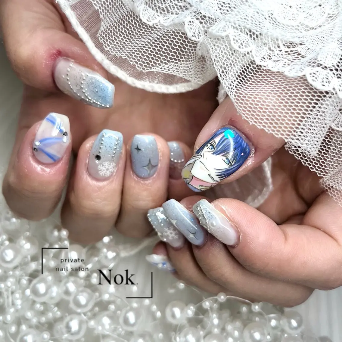 ネイル ハンドネイル 池袋痛ネイル Nok. 渡辺のネイルデザイン