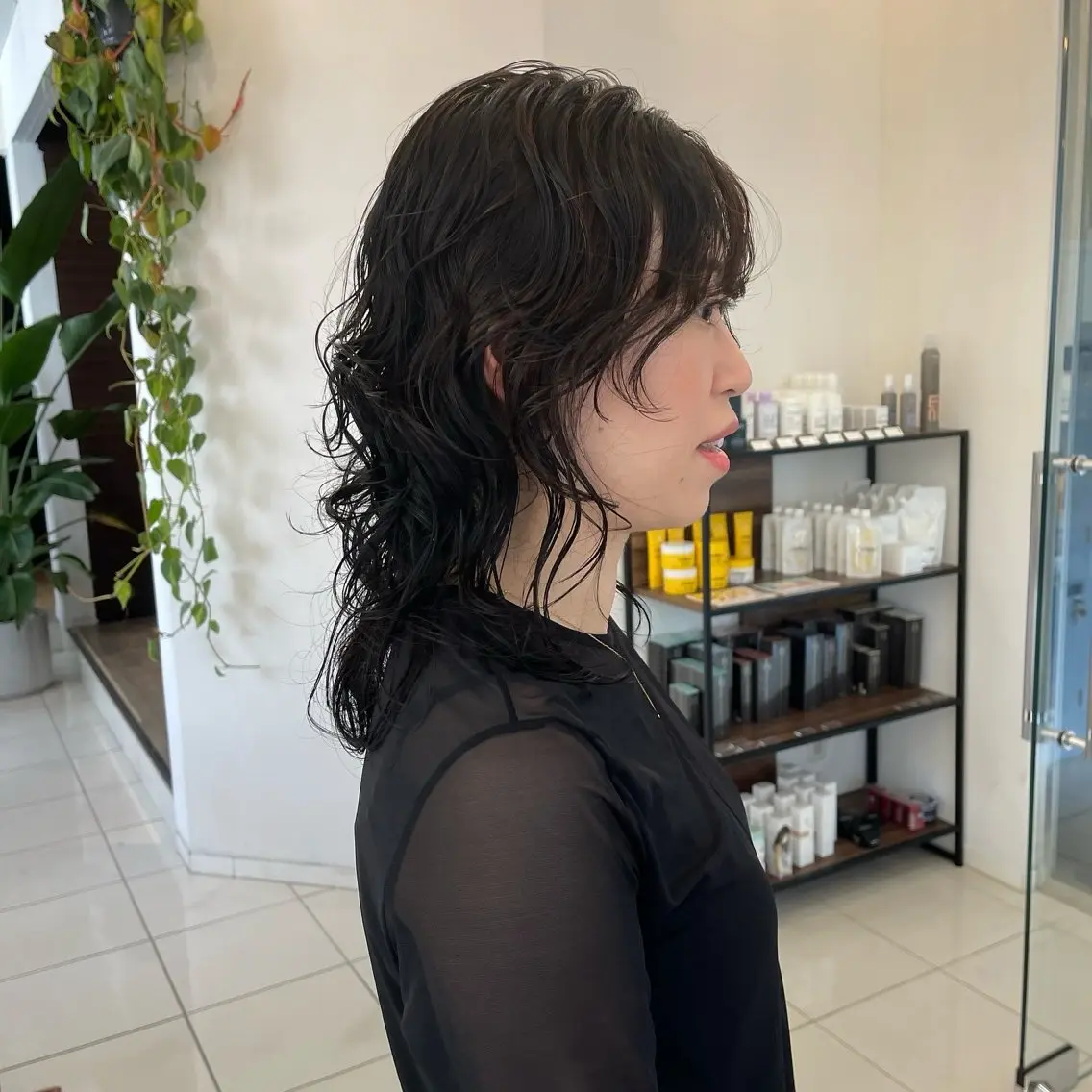 ミディアム パーマ ミディアムパーマ ウルフカット カット パーマ トリートメント 丁寧なカウンセリング 🌿KENTA🌿のヘアスタイル