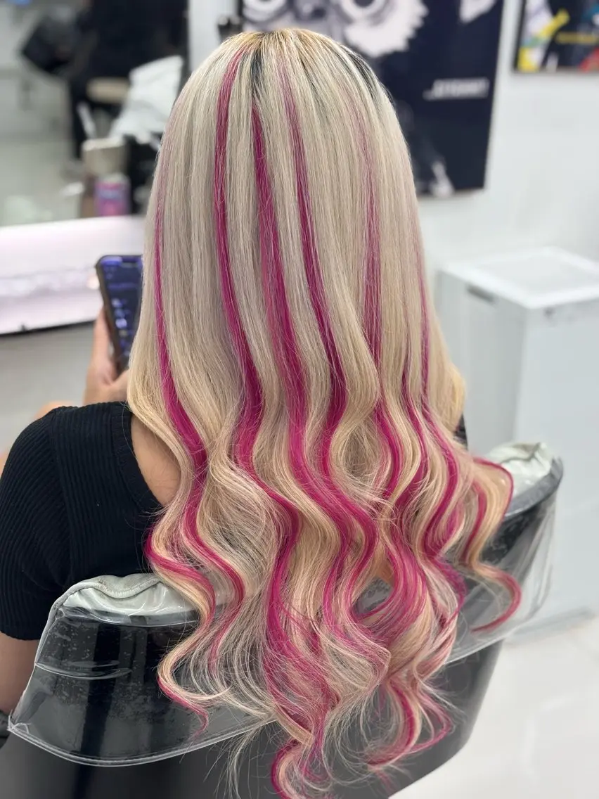 ロング エクステ 中村 海星のヘアスタイル