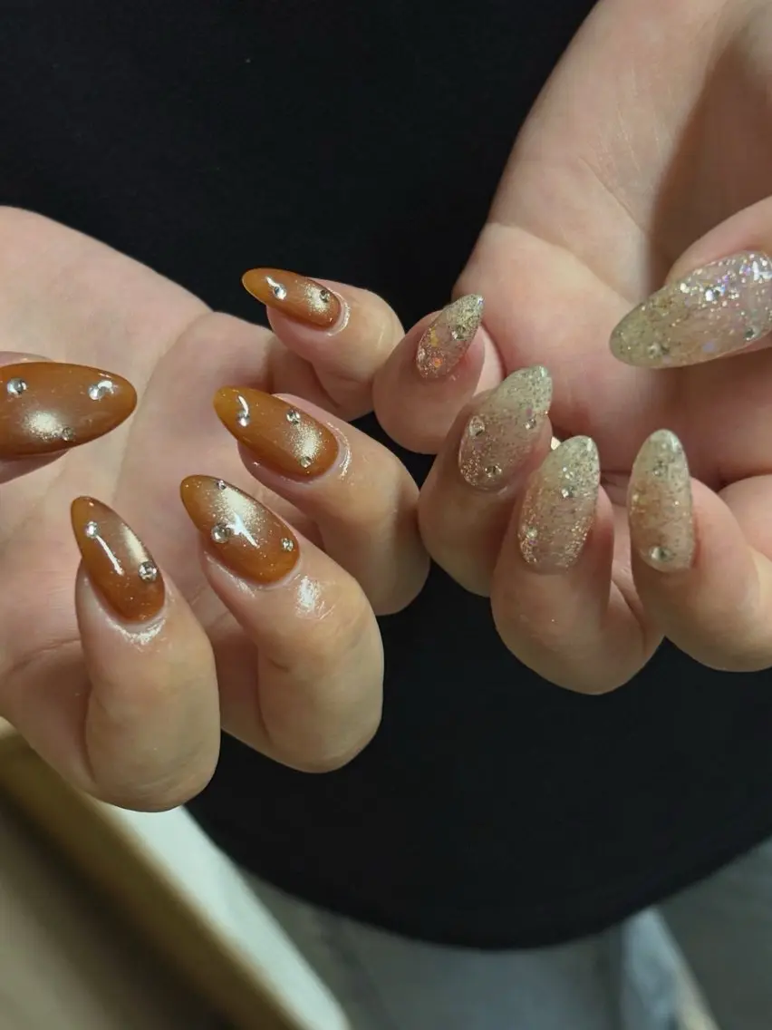 ネイル ハンドネイル 𝑡𝑖𝑎𝑚𓂃 きむらゆきののネイルデザイン