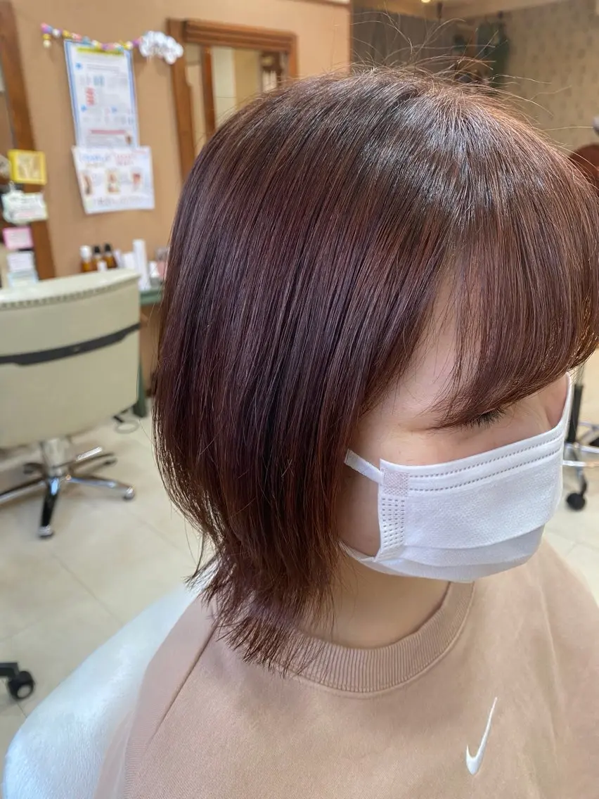 ミディアム ヘッドスパ 美容室F i t✂️ ササキのヘアスタイル